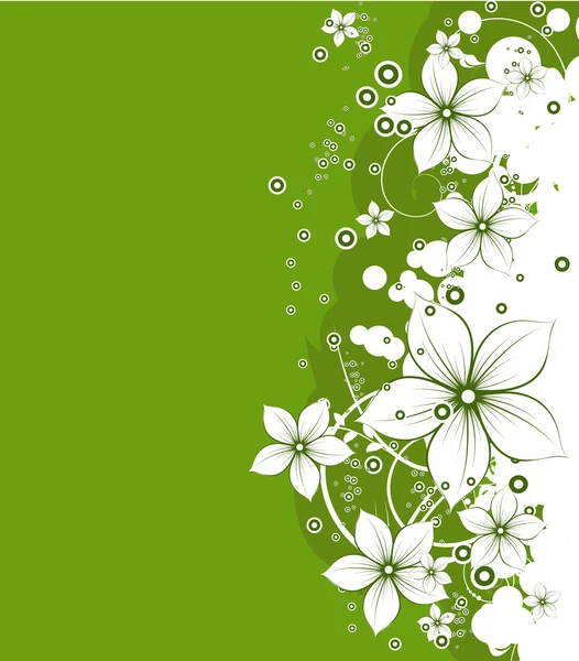 Fond floral pour la conception — Image vectorielle