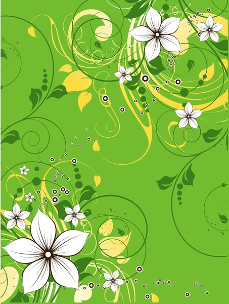 Floral background for design — Stock Vector