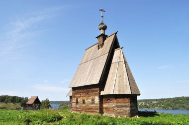 Church of the Resurrection of Christ in Ples, Russia clipart