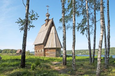 Church of the Resurrection of Christ in Ples, Russia clipart