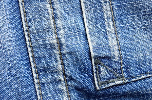 Сині джинси кишені — стокове фото