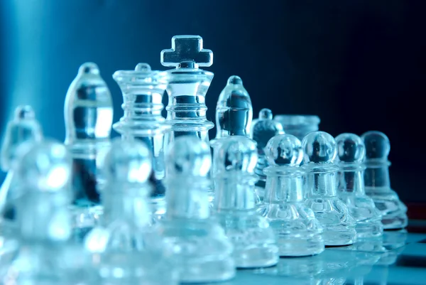 Šachy tým — Stock fotografie
