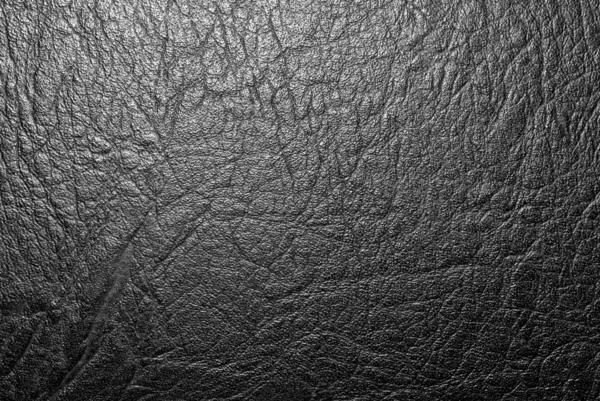 Черная кожаная текстура, очень подробно — стоковое фото