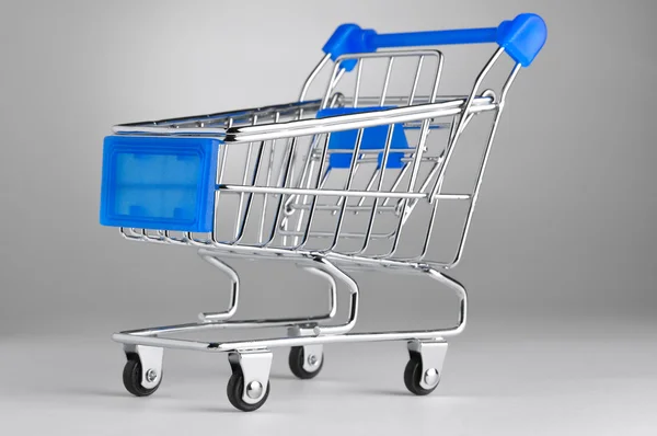 Closeup of a shopping cart — Stock Photo, Image