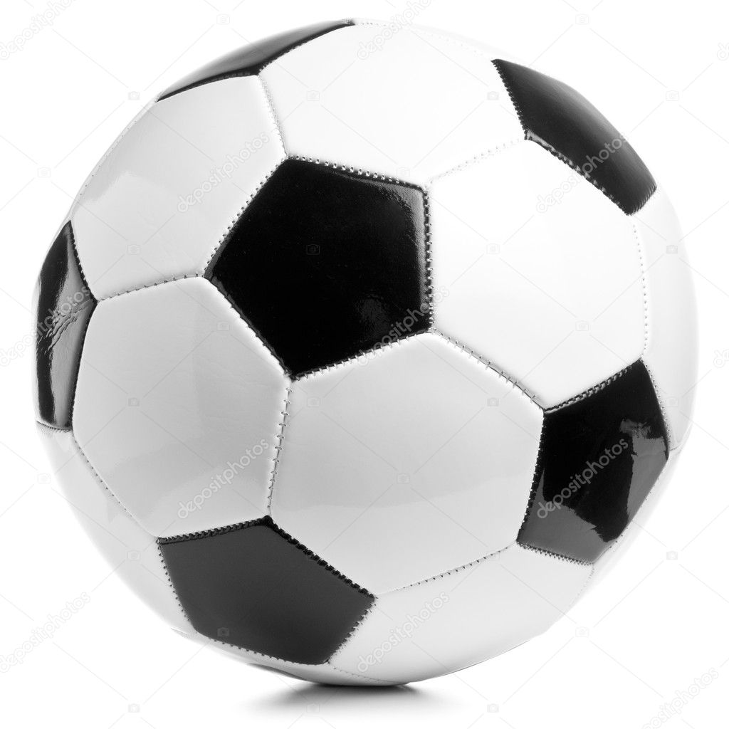 Football ball isolated on white