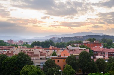 Girona Şehir Manzaralı