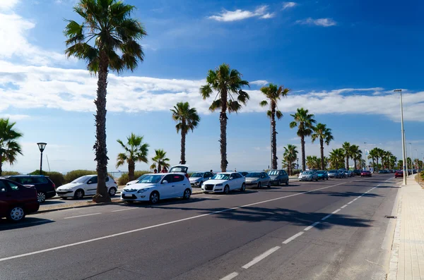 stock image Beach road