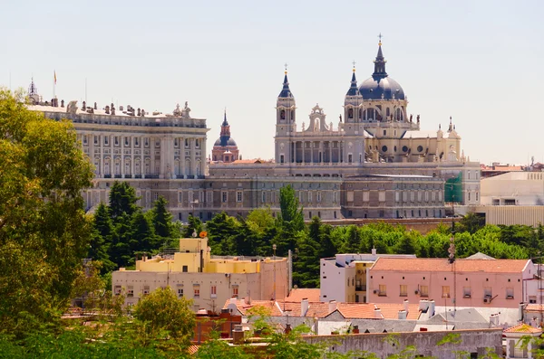 Madrid street view — Stockfoto