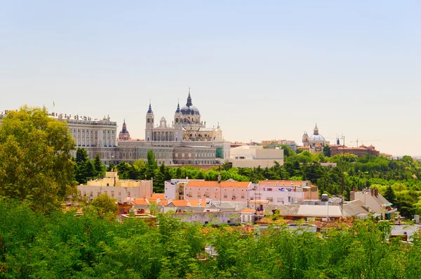 Madrid street view — Stockfoto
