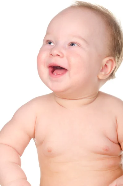 Малыш улыбается. — стоковое фото