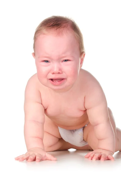 Малыш плачет. — стоковое фото