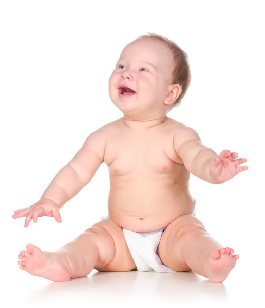 Bebek gülümsüyor — Stok fotoğraf