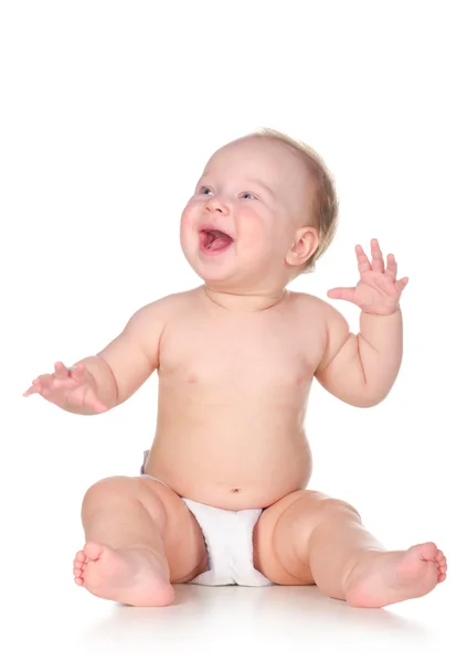 Μωρό που χαμογελώντας — Φωτογραφία Αρχείου