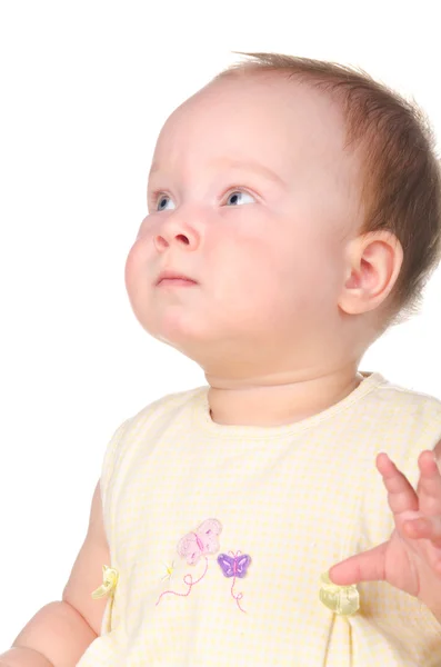Kis baba gondolkodás — Stock Fotó