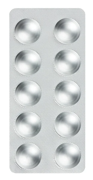 Buborékcsomagolásban lévő tabletták — Stock Fotó