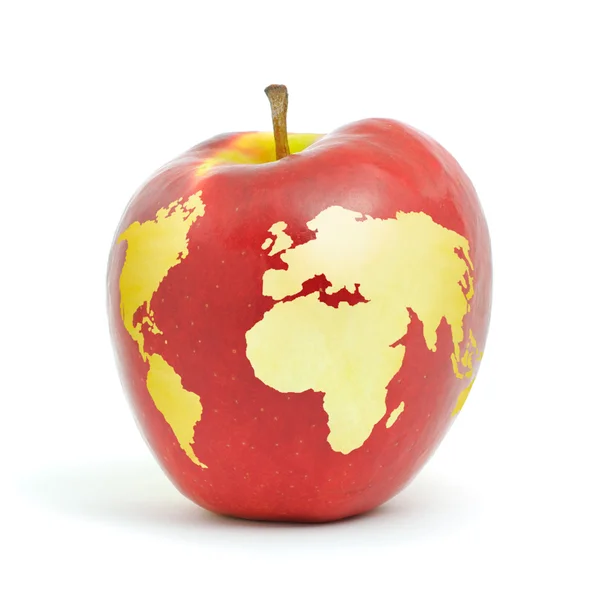World apple — Stock Photo, Image