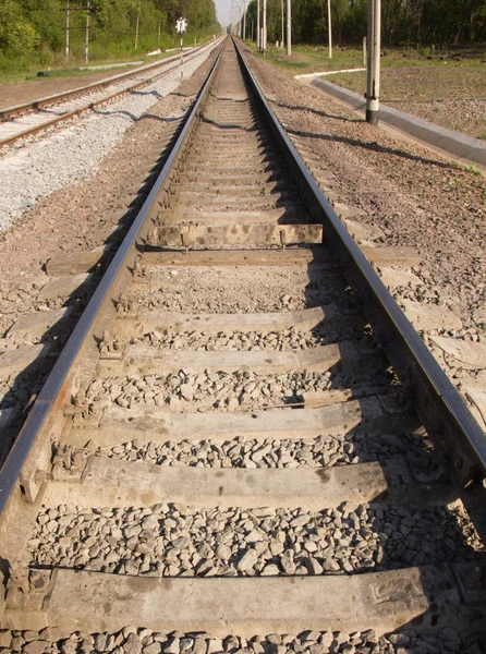 stock image Railroad tracks