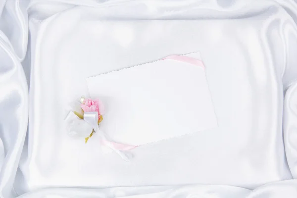 Card de nunta pentru text si accesorii — Fotografie, imagine de stoc