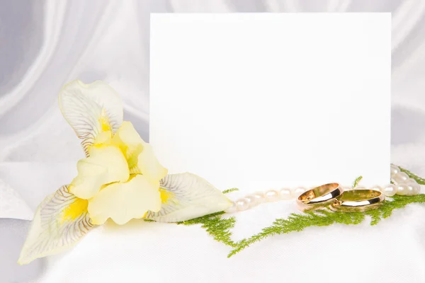 Carte de nuntă pentru text — Fotografie, imagine de stoc