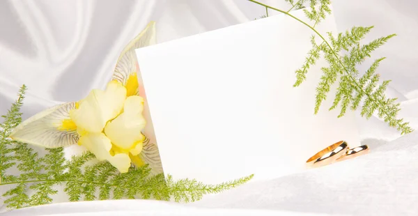 Esküvői kártya részére szöveg — Stock Fotó