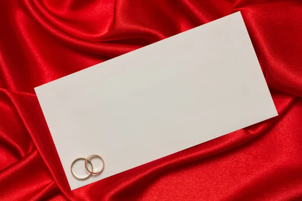 Kutlama için beyaz kart — Stok fotoğraf