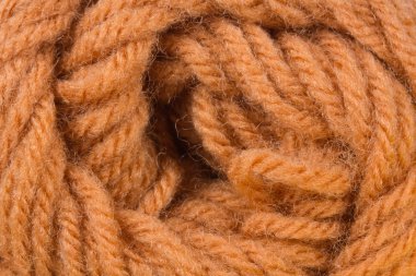 Brown skein. clipart