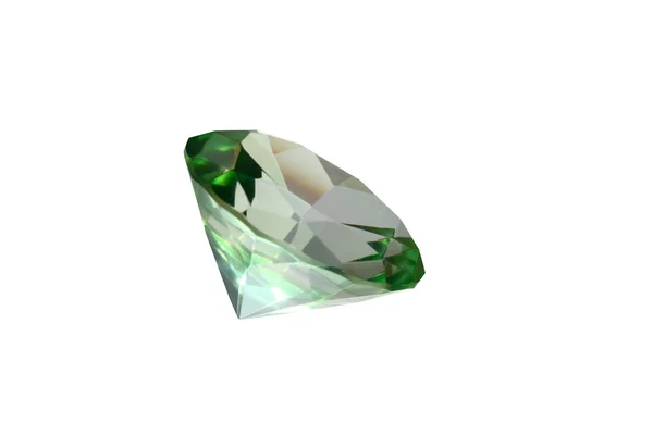 绿色水晶 — 图库照片