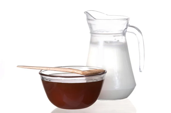 우유와 꿀 — 스톡 사진