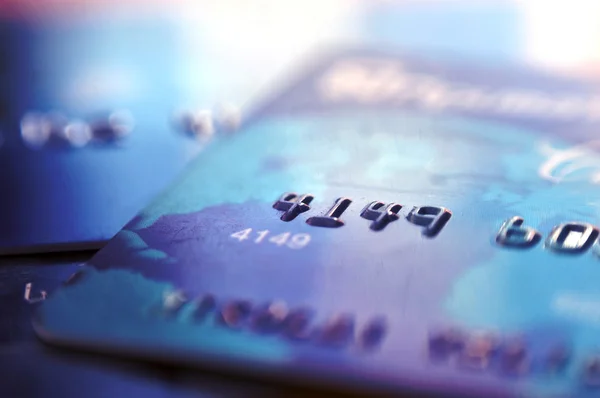 Blue card — Stock Photo, Image