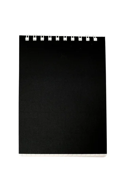 黑色笔记本 — 图库照片