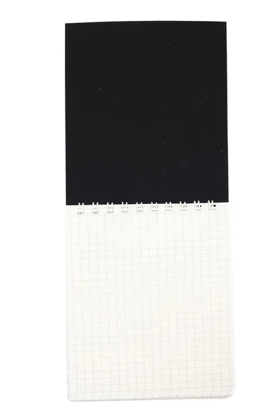 Czarny notatnik — Zdjęcie stockowe