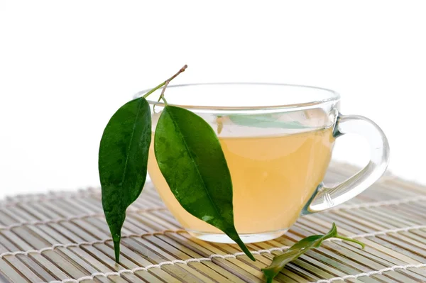 Cup of green tea — Stock Photo, Image