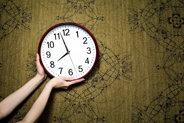 Clock on the wall — Stock Photo, Image