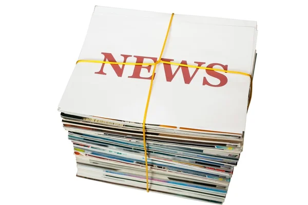 Stack of news — Stock Photo, Image