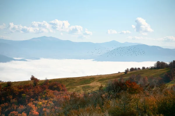 구름과 산 — 스톡 사진