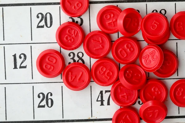 Jogo de bingo — Fotografia de Stock