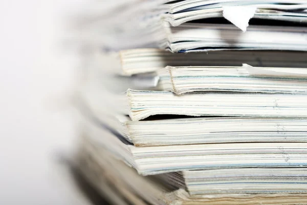 Stack of newspapers — Stock Photo, Image