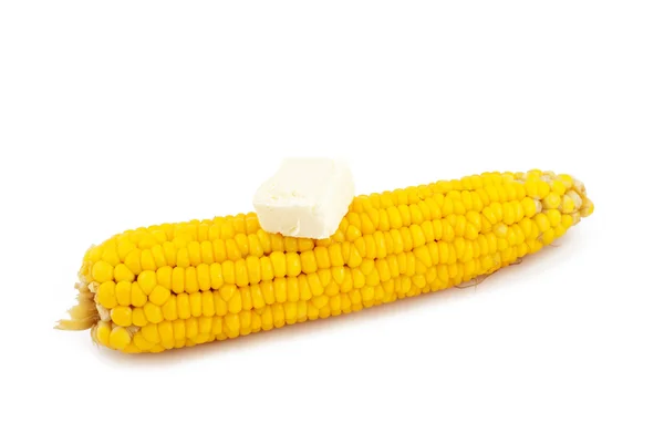 Gekookte maïs — Stockfoto
