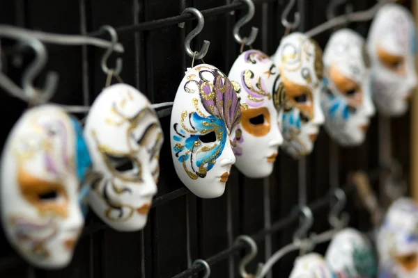 Hanging masks — Stock Photo, Image