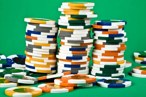Stacks of chips — Stock Photo, Image