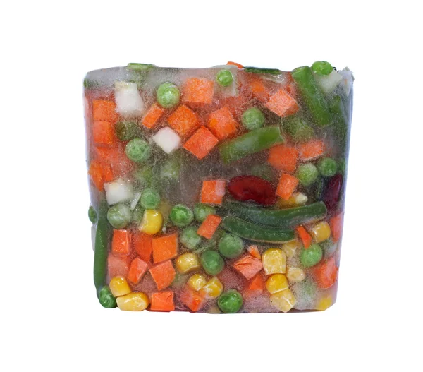 Vegetable in ice — Stock Photo, Image