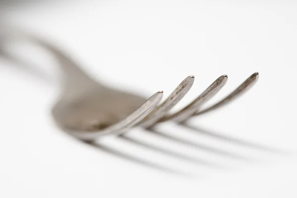 Stora stål gaffel — Stockfoto