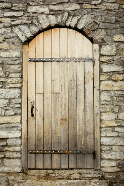 Gele deur — Stockfoto