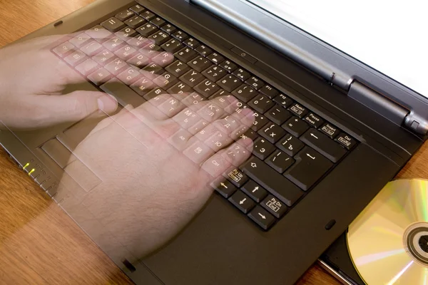 Eller klavye — Stok fotoğraf