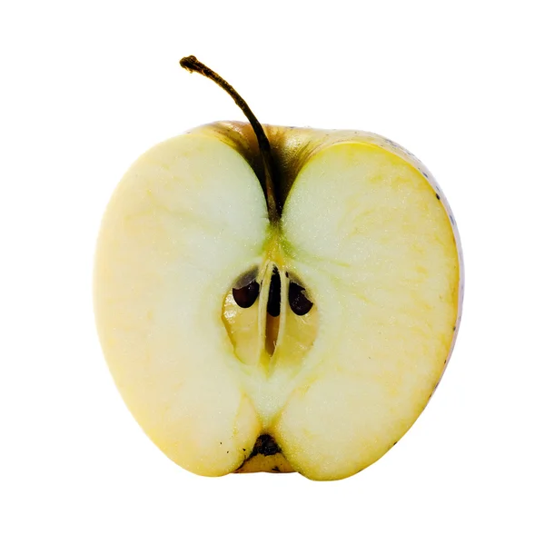 Половина яблока — стоковое фото