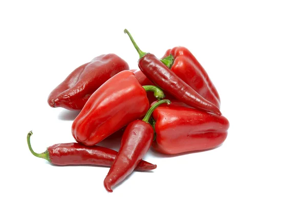 Διάφορες κόκκινες πιπεριές — Φωτογραφία Αρχείου
