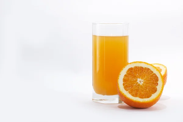Šťáva a oranžové — Stock fotografie