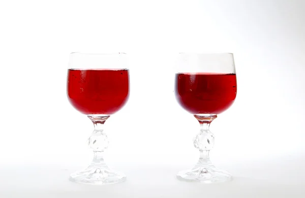 Zwei Weingläser — Stockfoto