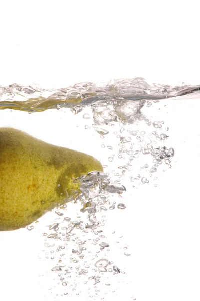 Pear in water — Stock Photo, Image