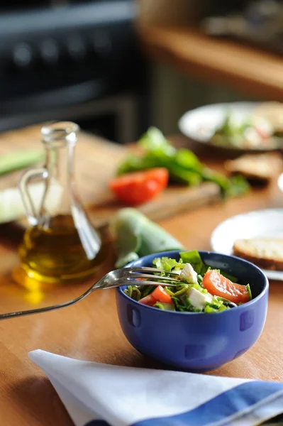 Salata yapma — Stok fotoğraf